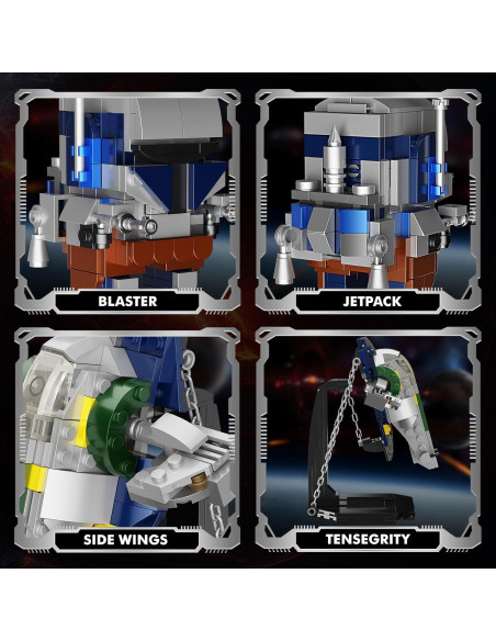 Set de Construcción Jango Fett Tensegrity Slave 1 - EvoFTIOR