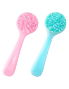 Paquete de 2 Cepillos de Limpieza Facial HINZIC - Silicona