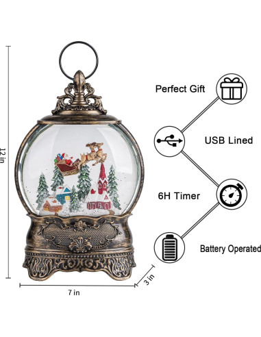 Lámpara Musical de Agua Santa Volador 30.48 cm Chengyin