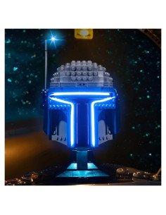 Iluminación LED Brickshining para Casco Jango Fett LEGO 75408
