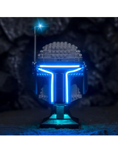 Iluminación LED Brickshining para Casco Jango Fett LEGO 75408 2