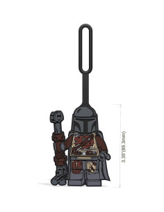 Etiqueta de Equipaje Silicona LEGO Star Wars Mandalorian 16.51 cm 2