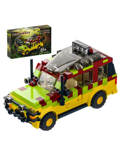 Juego de Construcción de Autos Jurassic Tenhorses 309 Pcs