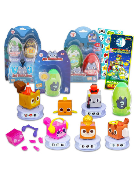 Conjunto de Mini Figuras Roblox Pet Simulator - Paquete de 7