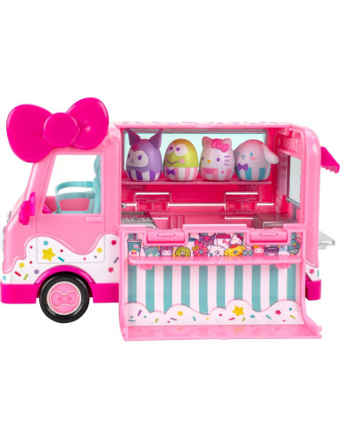 Set de Juego Squish-a-longs Hello Kitty Camión de Café