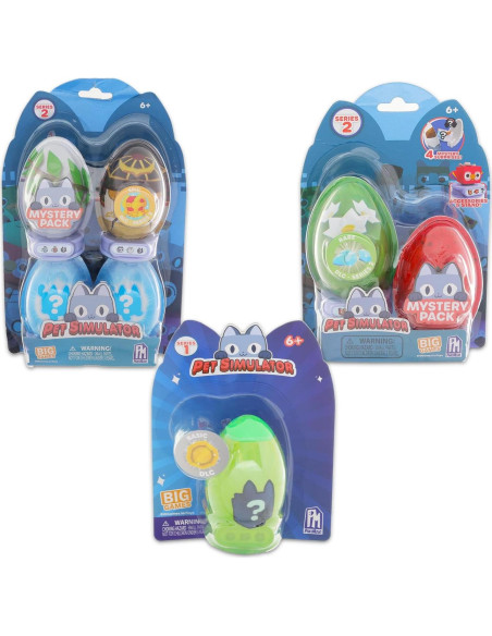 Conjunto de Mini Figuras Roblox Pet Simulator - Paquete de 7