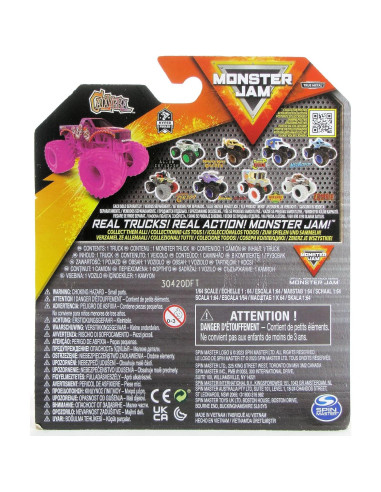 Camión de Diecast Monster Jam Spin Master 1:64 Calavera