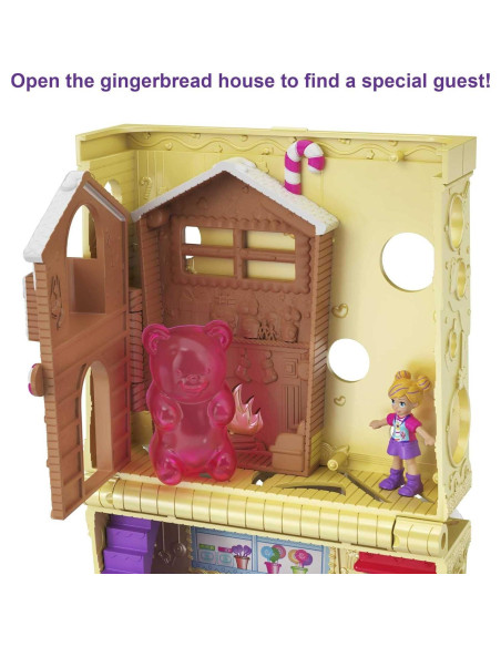 Tienda de Dulces Pollyville Mattel con 4 Pisos y Accesorios Tienda de Dulces Pollyville Mattel con 4 Pisos y Accesorios