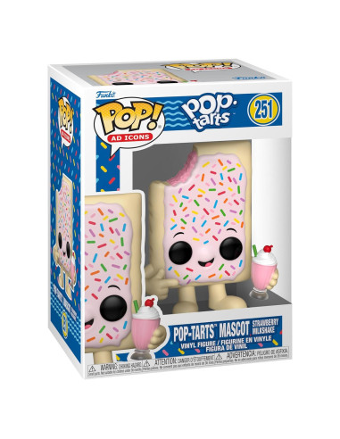 Funko Pop! Mascota Pop-Tarts Batido de Fresa - 9.7 cm