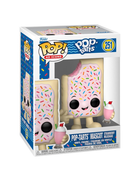 Funko Pop! Mascota Pop-Tarts Batido de Fresa - 9.7 cm