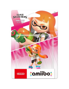 Amiibo Nintendo Chica Inkling Splatoon 13x9x19 cm 2