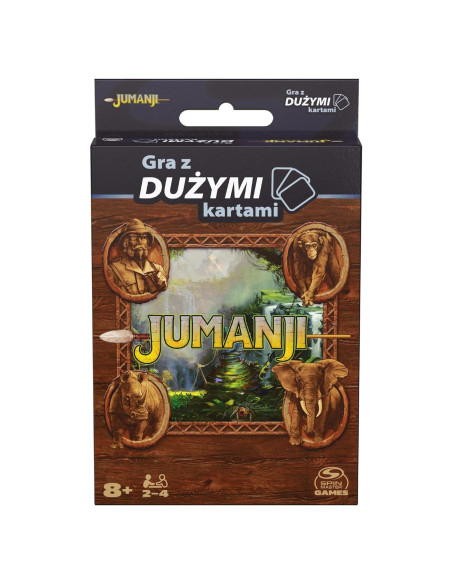 Juego de Cartas Jumanji Jumbo Spin Master para 2-4 Jugadores