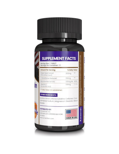 Suplemento Blanqueador de Piel Amerrition - 60 Tabletas