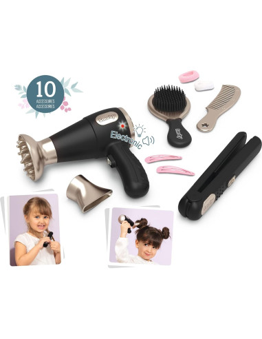 Set de Peluquería Smoby Toys con Secador y Accesorios - 3 Años+