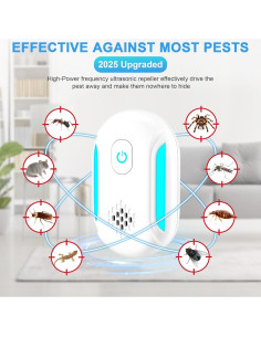 Repelente Ultrasónico de Insectos Gotrays HK-312, 6 Piezas 2