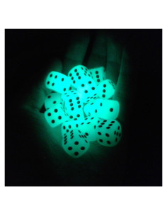 Paquete de 10 Dados D6 Brillantes SmartDealsPro 14mm