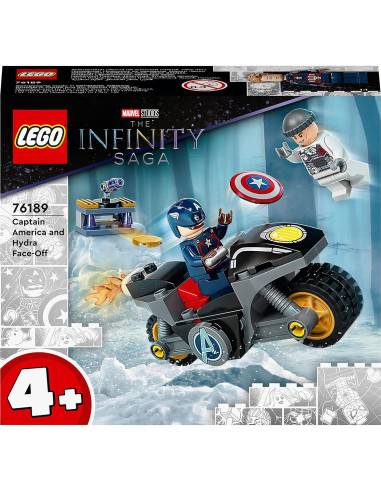 LEGO Super Héroes 76189 Capitán América vs Hydra - 49 Piezas