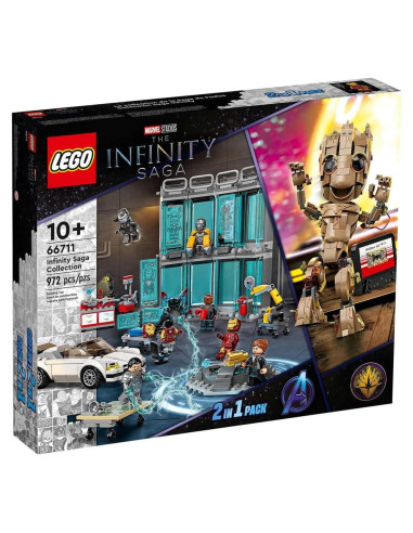 LEGO Marvel Paquete 2 en 1: Baby Groot e Iron Man 66711