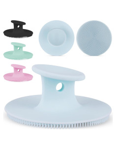 4 Cepillos Limpiadores Faciales de Silicona Enrrica Elitee