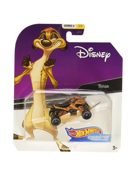 Hot Wheels Rey León Timón Coche Personaje 1:64 Mattel