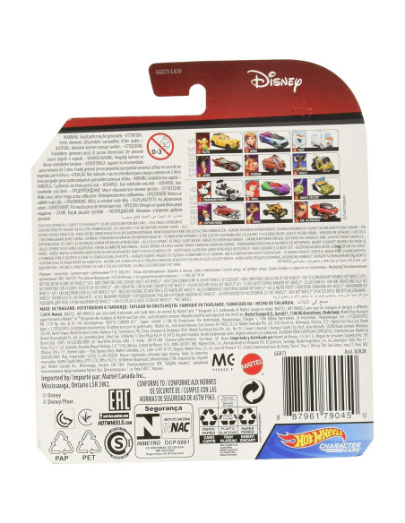 Hot Wheels Rey León Timón Coche Personaje 1:64 Mattel