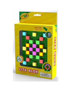 E-Blox Crayola Lite Blox - Rejilla LED 24 Ladrillos para Niños 2