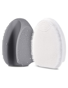 Exfoliador Facial de Silicona HieerBus - 2 Piezas, Limpieza Profunda