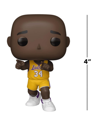 Figura Funko Pop! Shaquille O'Neal Lakers 9.7 cm Vinilo