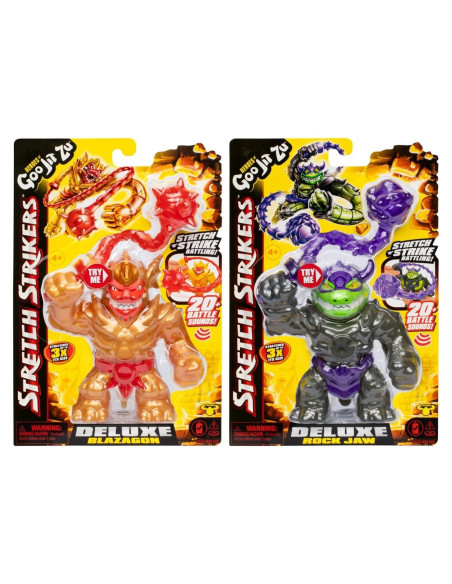 Figuras de Acción Goo Jit Zu Deluxe - Héroes Estirables 4+
