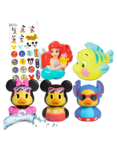 Conjunto Disney Duckaloos - 3 Figuras Mini Patitos de Goma