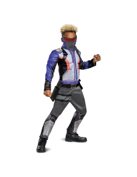 Disfraz Soldado: 76 Overwatch Niños Grande Azul Disfraz Soldado: 76 Overwatch Niños Grande Azul
