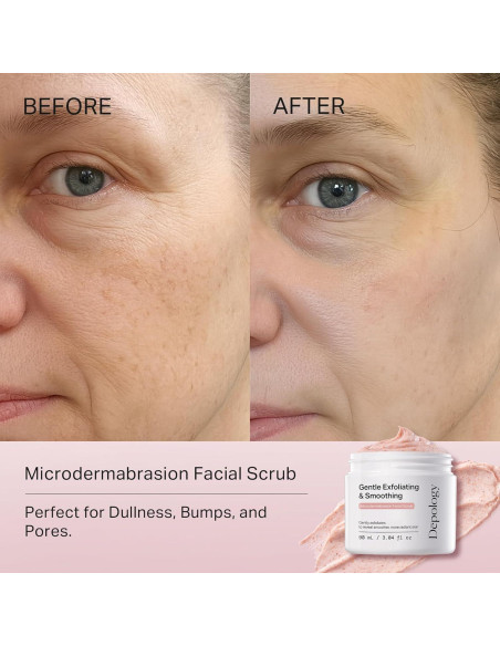 Exfoliante Facial Microdermoabrasión Depology 155g - Suave con Nuez y Jojoba