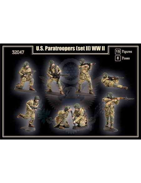 Figuras de Plástico Mars 32047 Paracaidistas 1/32