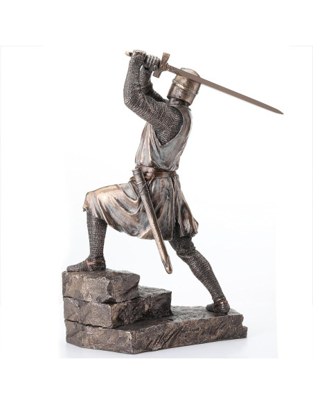 Estatua Caballero Templario Veronese 29.21 cm en Bronce Frío