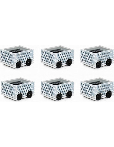 Hot Wheels Minecraft Minecart 6PCS - Carritos 1:64