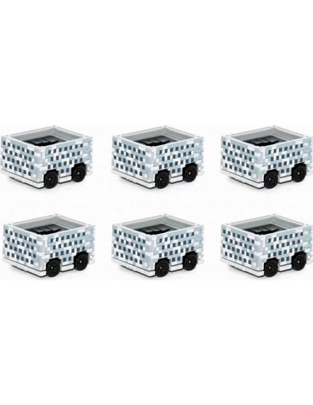 Hot Wheels Minecraft Minecart 6PCS - Carritos 1:64