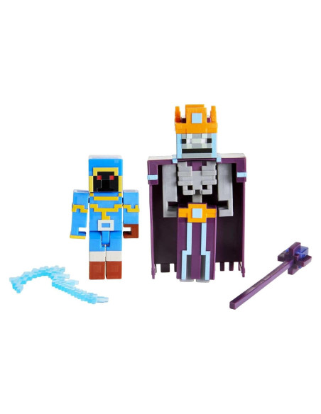 Figuras de Batalla Minecraft Dungeons Mattel 8.26 cm 2-Pack