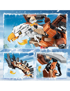 Juego de Construcción Robot Mecha Águila 587 Piezas HSANHE 2