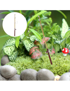 Caña de Pescar Miniatura 1:12 Cauaoa - Accesorio Casa de Muñecas 2