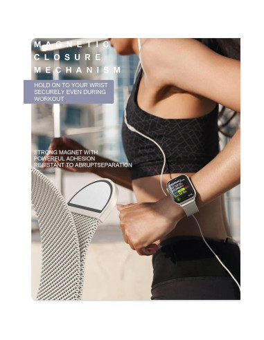 Banda de Acero Inoxidable BRG para Apple Watch 38-49mm