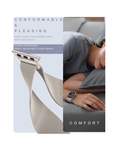 Banda de Acero Inoxidable BRG para Apple Watch 38-49mm