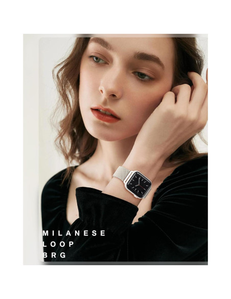 Banda de Acero Inoxidable BRG para Apple Watch 38-49mm