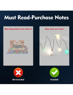 Kit de Luz LED BrickBling para Lego 21256 Casa de la Rana 2