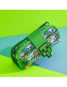 Estuche de Lápices Minecraft Oficial 2 en 1 para Niños 2