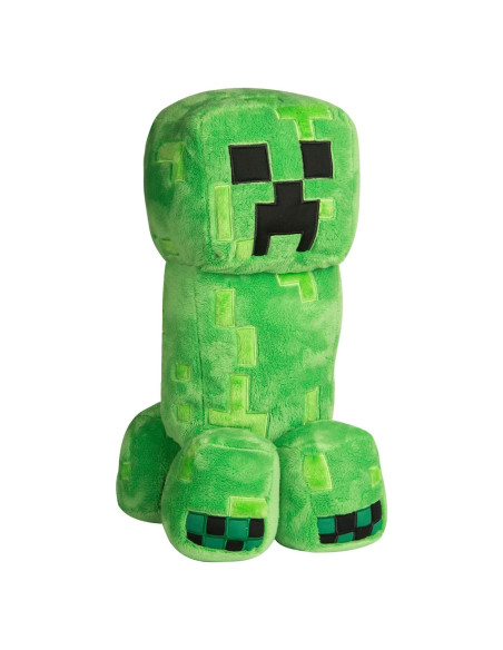 Peluche Creeper Minecraft JINX 40 cm Suave Verde Peluche Creeper Minecraft JINX 40 cm Suave Verde