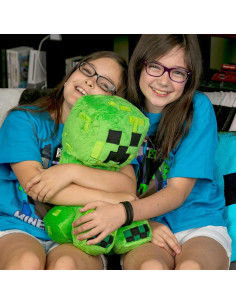 Peluche Creeper Minecraft JINX 40 cm Suave Verde 2