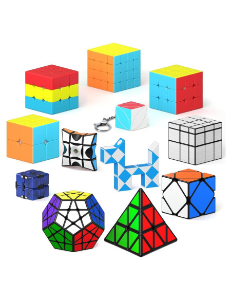 Conjunto de Cubos de Velocidad Vdealen 12 Piezas Juguetes