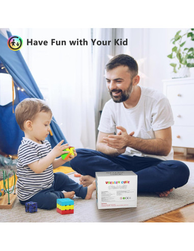 Conjunto de Cubos de Velocidad Vdealen 12 Piezas Juguetes