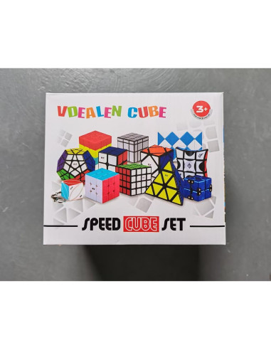 Conjunto de Cubos de Velocidad Vdealen 12 Piezas Juguetes