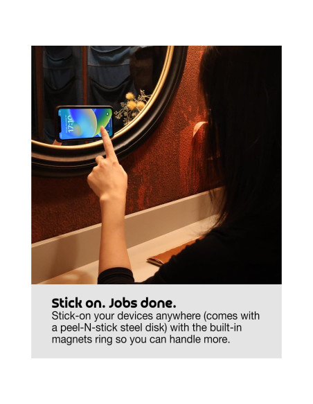 Soporte para teléfono Stared con carga inalámbrica - Azul